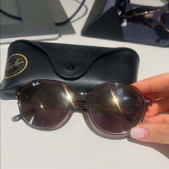 Ray-Ban 2189 Thalia Brown Sunglasses Classic Accessories main image 5